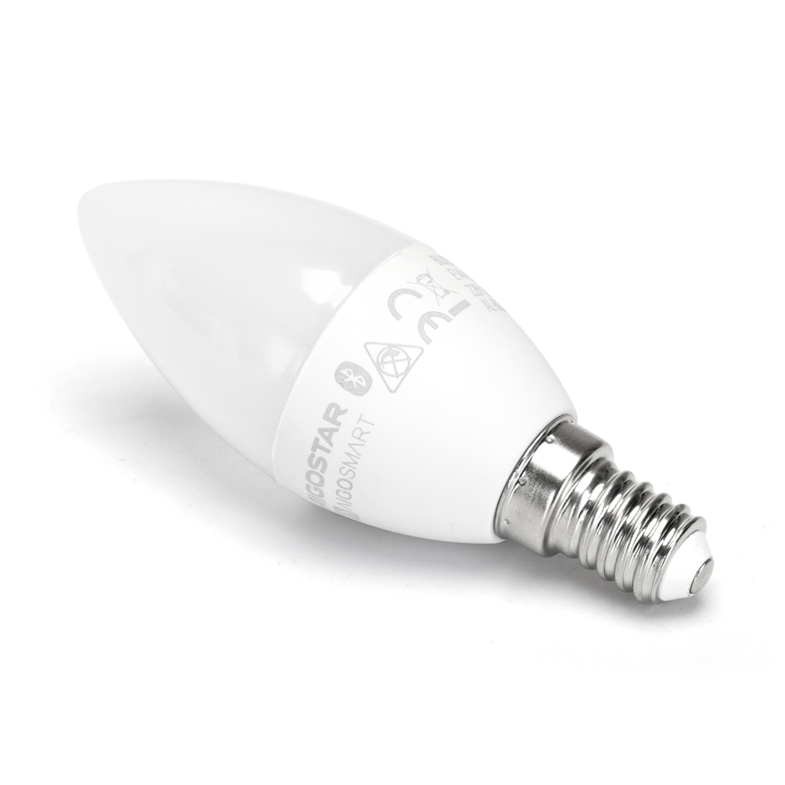 Bombilla LED RGBW regulable C37 E14/4,9W/230V 2700-6500K - Aigostar