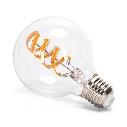 Bombilla LED RGBW regulable FILAMENT MESH Inteligente G80 E27/4,9W/230V 2700K - Aigostar