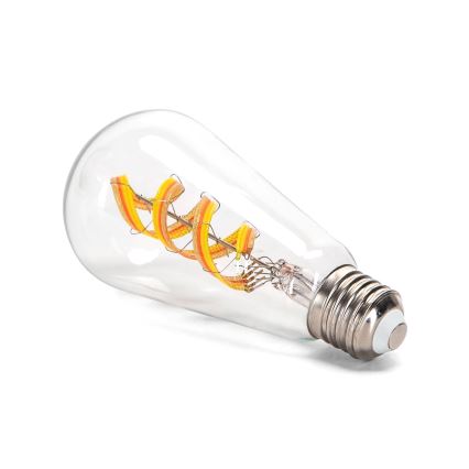 Bombilla LED RGBW regulable FILAMENT MESH Inteligente ST64 E27/4,9W/230V 2700K - Aigostar