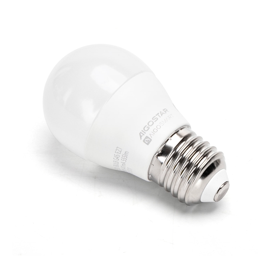Bombilla LED RGBW regulable G45 E27/6,5W/230V 2700-6500K - Aigostar
