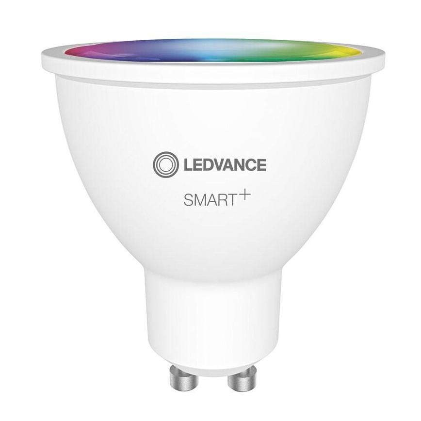 LED RGBW Bombilla regulable SMART+ GU10/5W/230V 2700K-6500K Wi-Fi - Ledvance