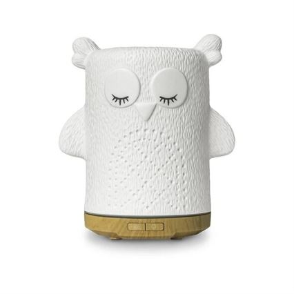 LED RGBW Difusor de aromas LED/8W/230V 100 ml búho