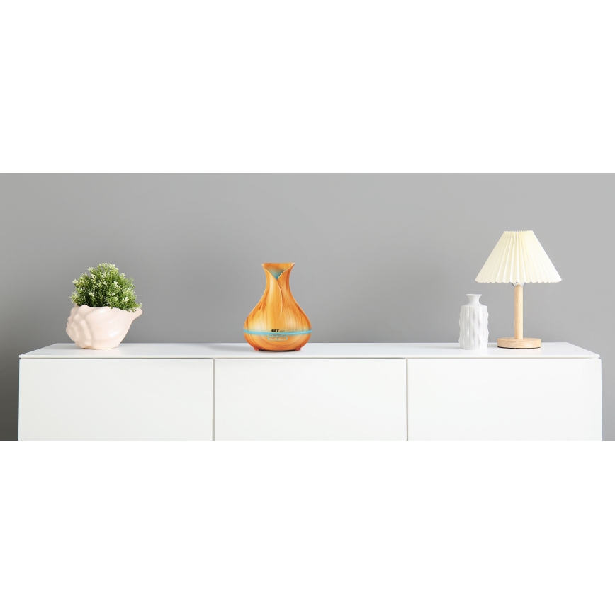 LED RGBW Difusor de aromas y humidificador de aire LED/230V 500 ml Wi-Fi + control remoto