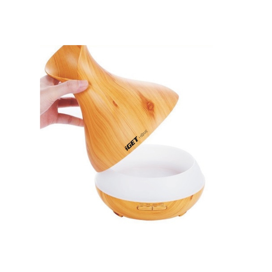 LED RGBW Difusor de aromas y humidificador de aire LED/230V 500 ml Wi-Fi + control remoto
