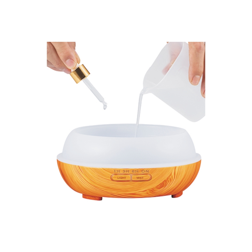 LED RGBW Difusor de aromas y humidificador de aire LED/230V 500 ml Wi-Fi + control remoto