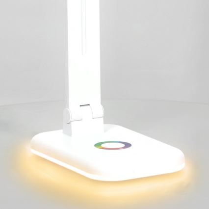 LED RGBW Lámpara de mesa regulable NOBLITE LED/7W/5V 3000/4000/6500K blanco