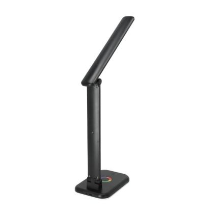 LED RGBW Lámpara de mesa regulable NOBLITE LED/7W/5V 3000/4000/6500K negro