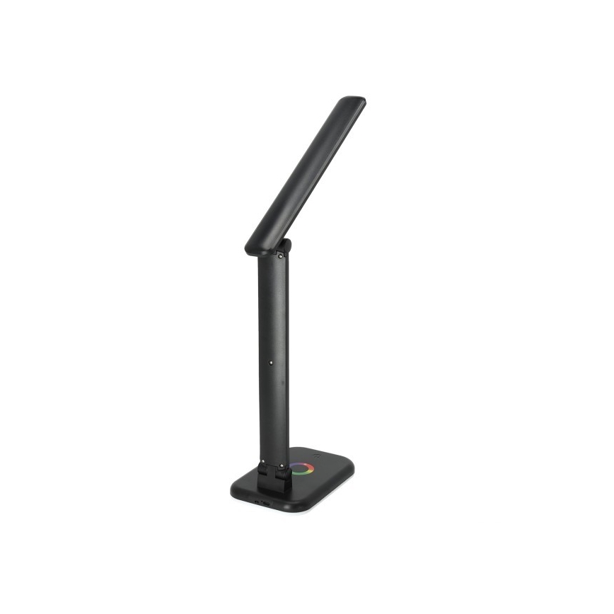 LED RGBW Lámpara de mesa regulable NOBLITE LED/7W/5V 3000/4000/6500K negro