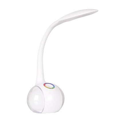 LED RGBW Lámpara de mesa táctil regulable COSMOS LED/6,5W/230V blanco