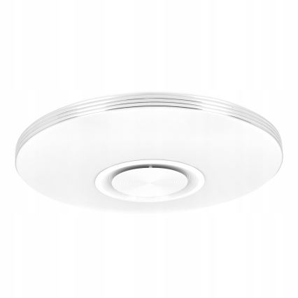 Plafón LED RGBW regulable con altavoz LED/60W/230V 3000-6000K Ø 40 cm blanco + mando a distancia