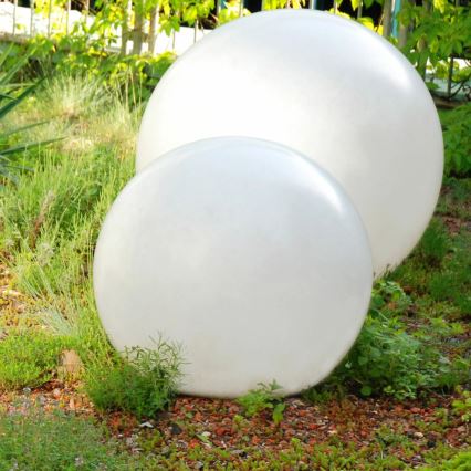 LED RGBW Lámpara solar BALL LED/3,2V 500 mAh diá. 20 cm IP65 + control remoto