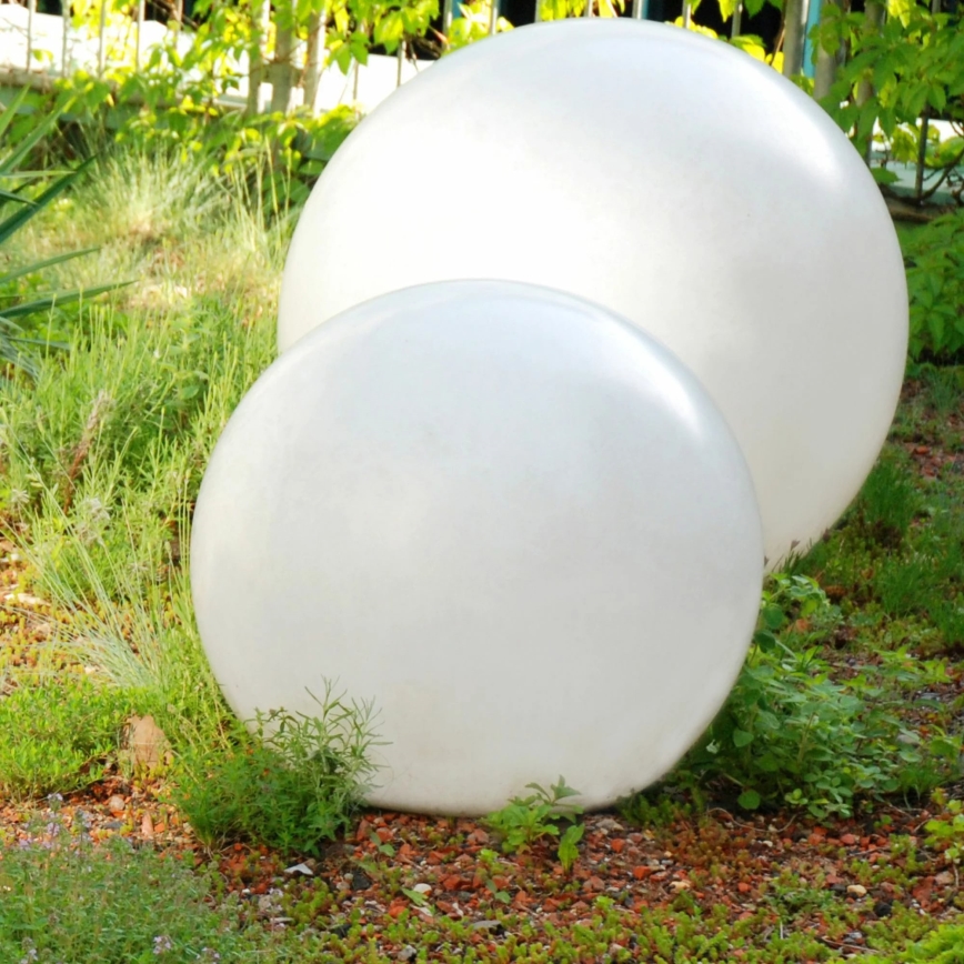 LED RGBW Lámpara solar BALL LED/3,2V 500 mAh diá. 20 cm IP65 + control remoto