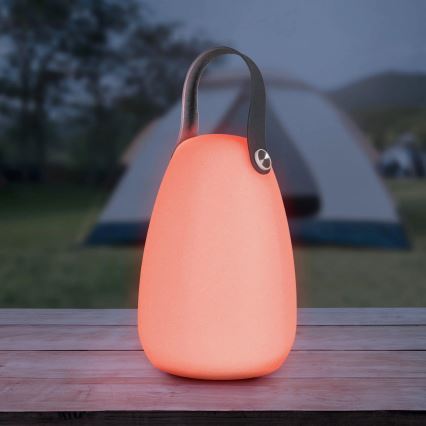 LED RGBW Lámpara solar CANARIA LED/2W/1,2V 400 mAh IP44 blanco
