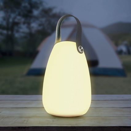 LED RGBW Lámpara solar CANARIA LED/2W/1,2V 400 mAh IP44 blanco