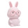 LED RGBW Lámpara táctil infantil regulable FLORKA LED/1W/5V USB 1200 mAh conejito rosa