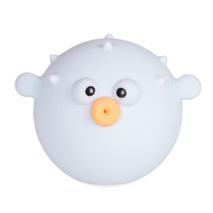 LED RGBW Lámpara táctil infantil regulable HELI LED/1W/5V USB 1200 mAh pez azul