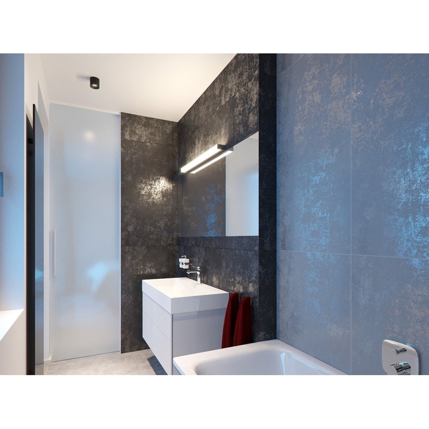 LED2 - Aplique de baño QUADRA LED/12W/230V IP44 3000K/4000K