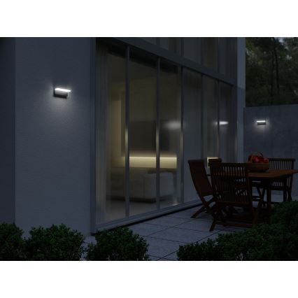 LED2 - Aplique de exterior LED HUGO LED/9W/230V IP54 3000K/4000K