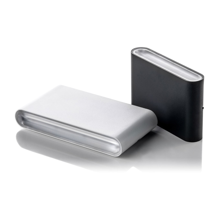 LED2 - Aplique LED de exterior FLAT 2xLED/3W/230V IP65 3000K/4000K/5700K blanco