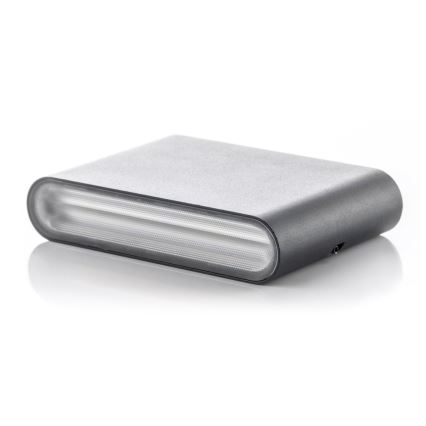 LED2 - Aplique LED de exterior FLAT 2xLED/3W/230V IP65 3000K/4000K/5700K negro