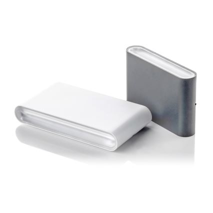 LED2 - Aplique LED de exterior FLAT 2xLED/3W/230V IP65 3000K/4000K/5700K negro