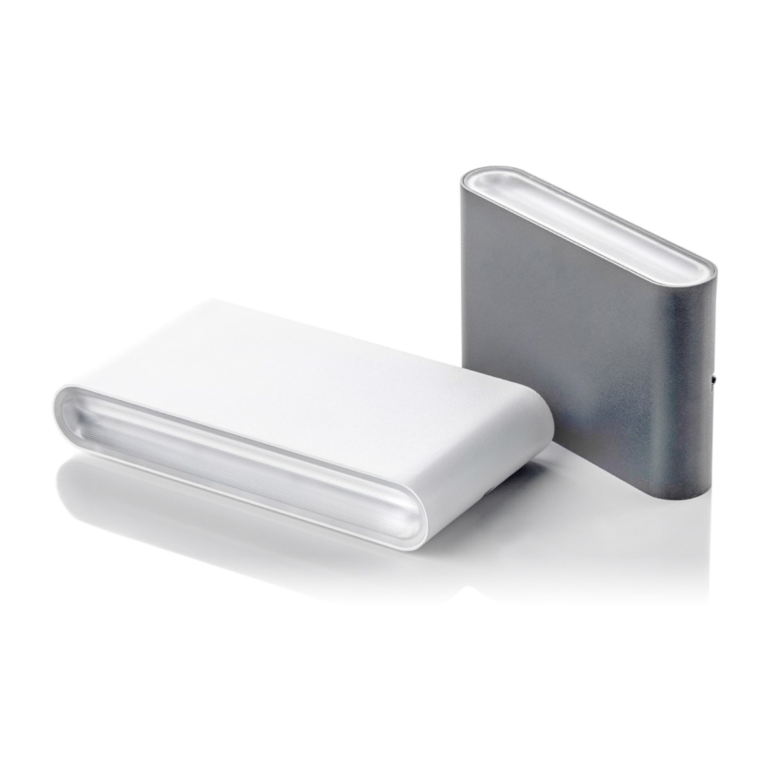 LED2 - Aplique LED de exterior FLAT 2xLED/3W/230V IP65 3000K/4000K/5700K negro
