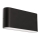 LED2 - Aplique LED de exterior FLAT 2xLED/5W/230V IP65 3000K/4000K/5700K negro