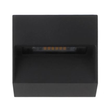 LED2 - Aplique para exterior LED STEP ON LED/3W/230V antracita IP54