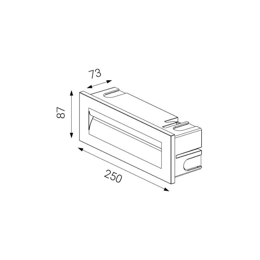 LED2 - Foco empotrable exterior LED STEP IN LED/8,5W/230V IP65