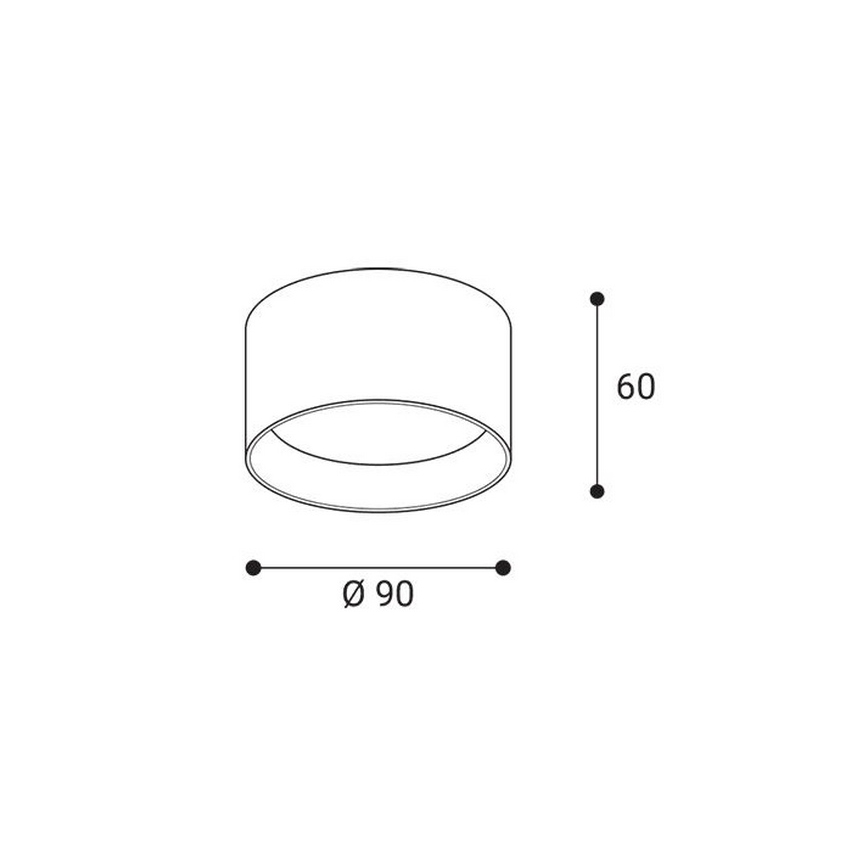 LED2 - Foco empotrable LED ZETA ON LED/8W/230V 3000/3500/4000K Ø 9 cm blanco