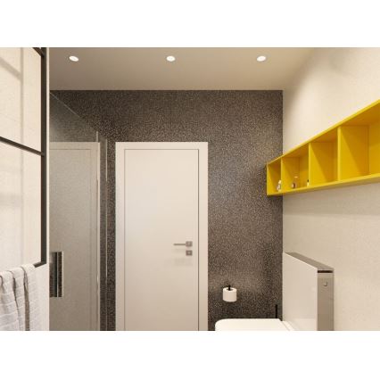 LED2 - Foco LED empotrable RAY LED/10W/ 230V blanco IP44