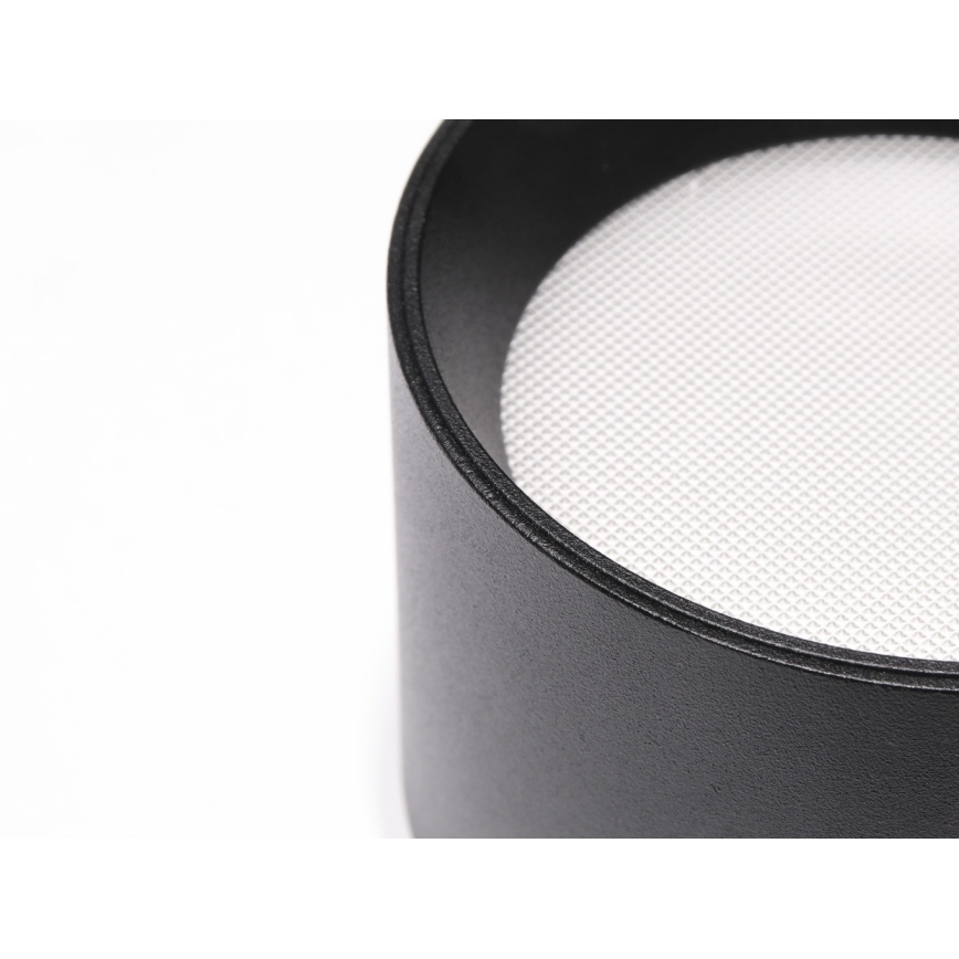 LED2 - Foco LED ZETA ON LED/8W/230V 3000/3500/4000K Ø 9 cm negro