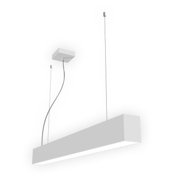LED2 - Lámpara colgante LED con cable LINO LED/24W/230V 3000K/3500K/4000K 90 cm negra