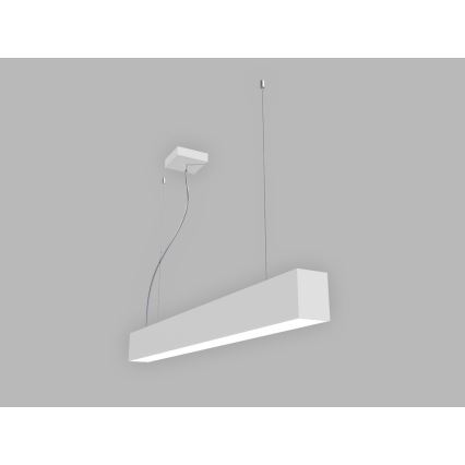 LED2 - Lámpara colgante LED con cable LINO LED/24W/230V 3000K/3500K/4000K 90 cm negra