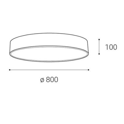 LED2 - Lámpara de araña LED con cable BELLA LED/48W/230V 3000K/4000K negro