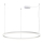 LED2 - Lámpara de araña LED regulable CIRCLE LED/80W/230V 3000K/4000K diá. 100 cm blanco
