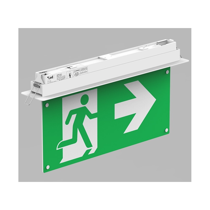 LED2 - Lámpara de emergencia LED SAFE ALL/2W/3,6V 6000K IP40