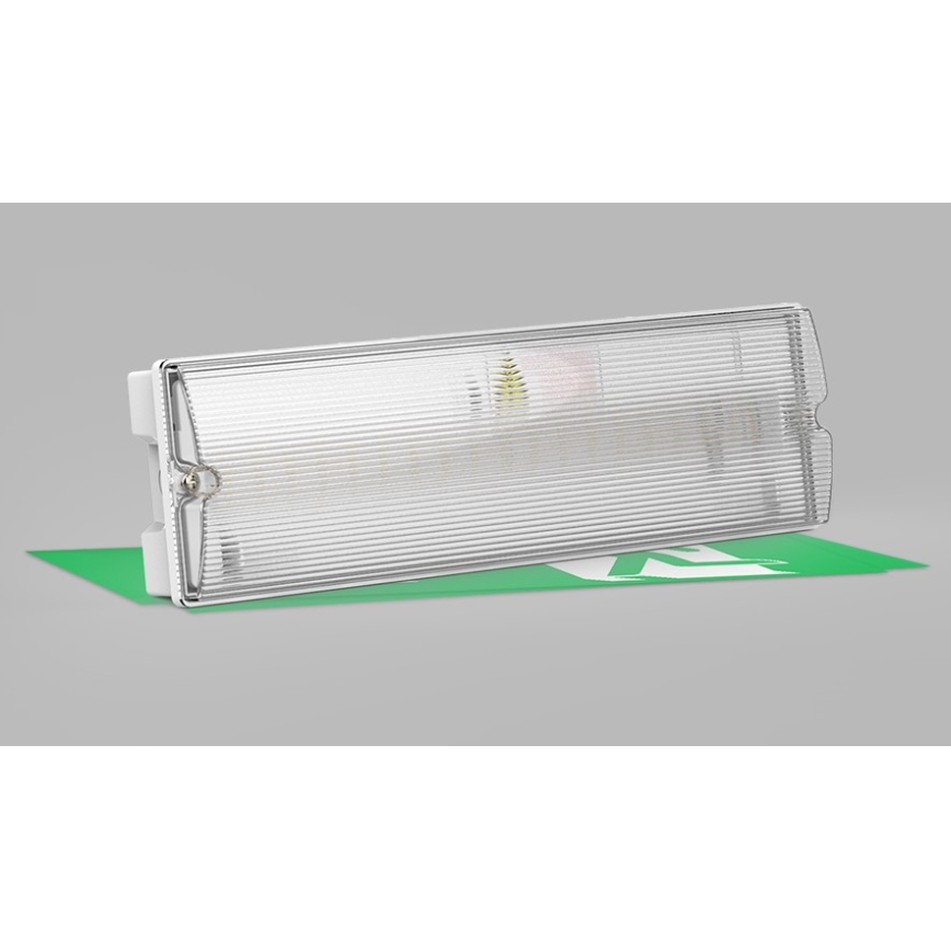 LED2 - Lámpara de emergencia LED SAFE ON LED/3W/3,6V 6000K IP65