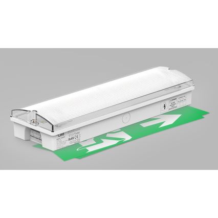 LED2 - Lámpara de emergencia LED SAFE ON LED/3W/3,6V 6000K IP65