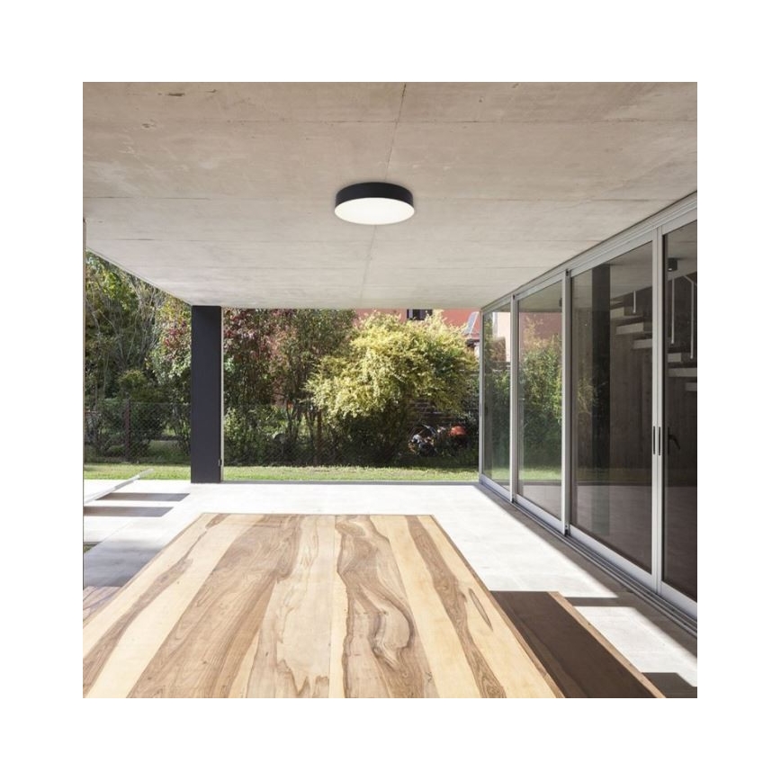 LED2 - Plafón de exterior con sensor DRUM LED/21W/230V IP65 3000K/4000K/6500K