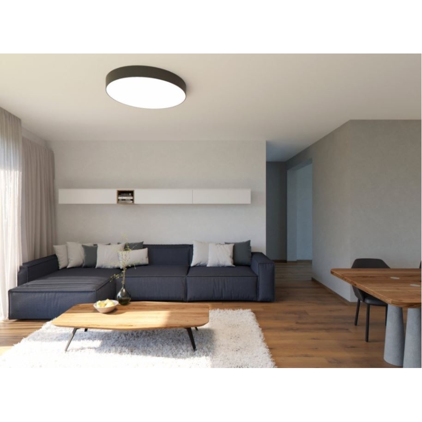 LED2 - Lámpara de techo LED MONO LED/60W/230V 3000/4000K negro