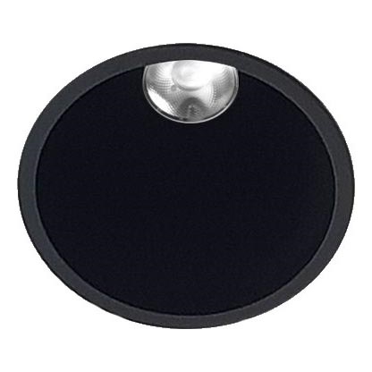 LED2 - Lámpara empotrable de baño LED ZERO LED/10W/230V 4000K CRI 95 IP43 negro diá. 10,9 cm