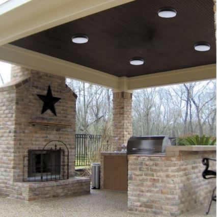 LED2 - Plafón exterior LED LUNA LED/25W/230V IP54 redondo