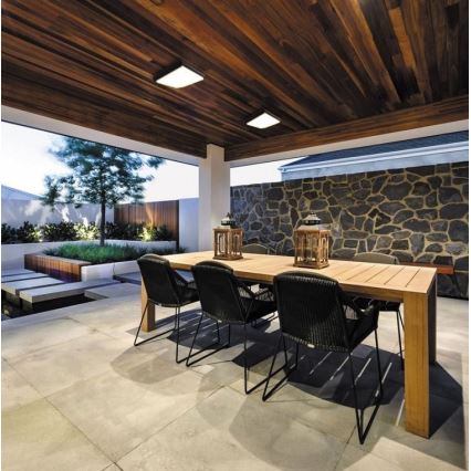 LED2 - Plafón exterior LED QUADO LED/10W/230V antracita IP54