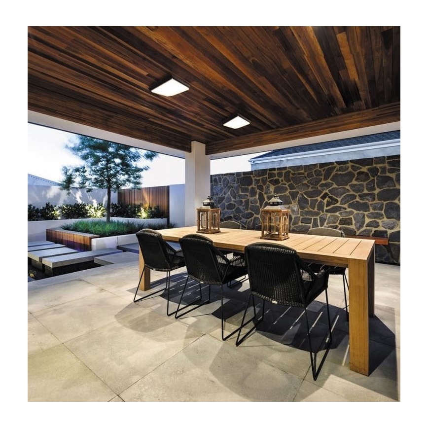 LED2 - Plafón exterior LED QUADO LED/10W/230V antracita IP54