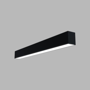 LED2 - Plafón LED LINO LED/24W/230V 3000/3500/4000K 90 cm negro