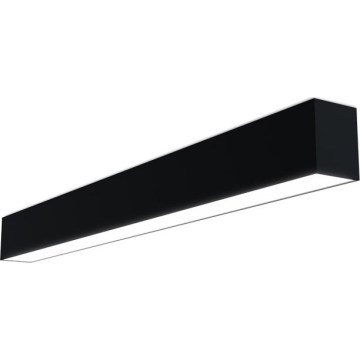 LED2 - Plafón LED LINO LED/24W/230V 3000K/3500K/4000K negro 90 cm
