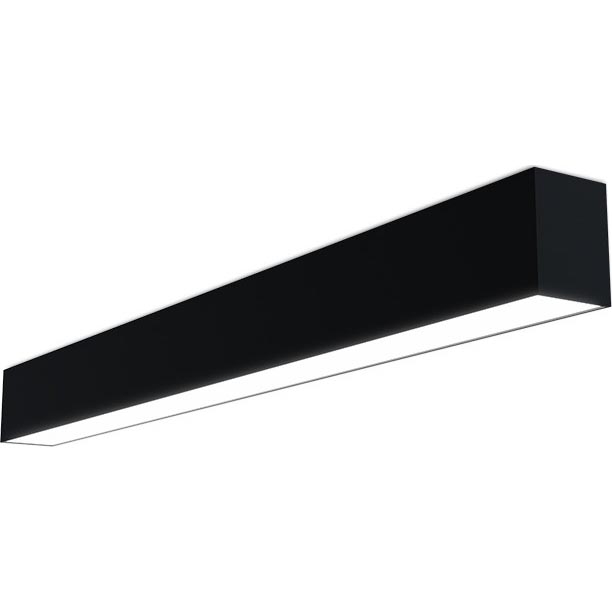 LED2 - Plafón LED LINO LED/24W/230V 3000K/3500K/4000K negro 90 cm