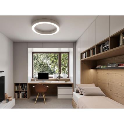 LED2 - Plafón LED regulable SATURN LED/60W/230V 3000K/4000K blanco