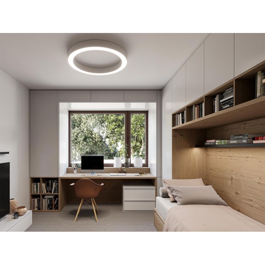LED2 - Plafón LED regulable SATURN LED/60W/230V 3000K/4000K blanco